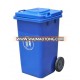 Long life 240l outdoor plastic waste bins/trash can/garbage bin with wheels